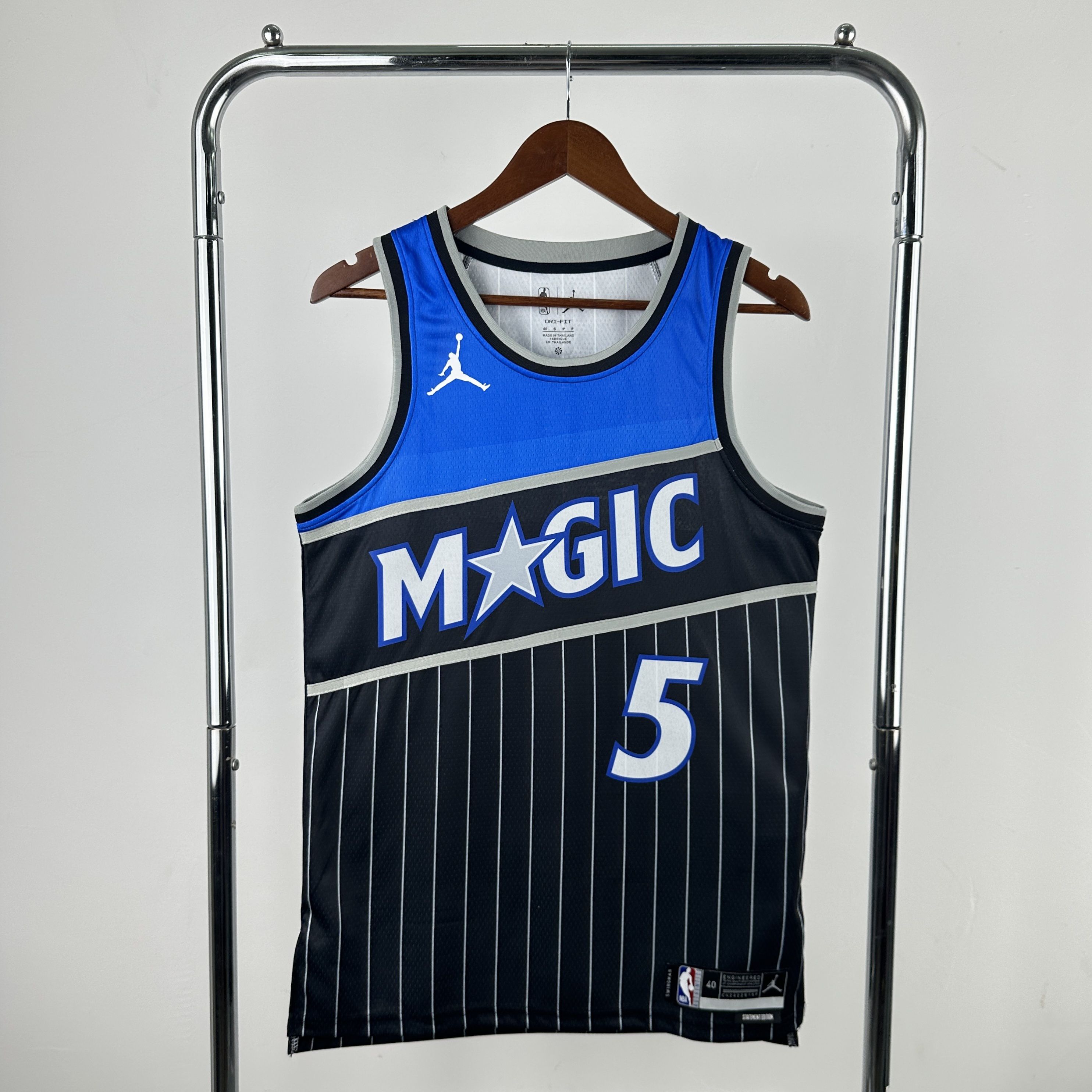Men Orlando Magic #5 Banchero Black Season 2026 NBA Jersey